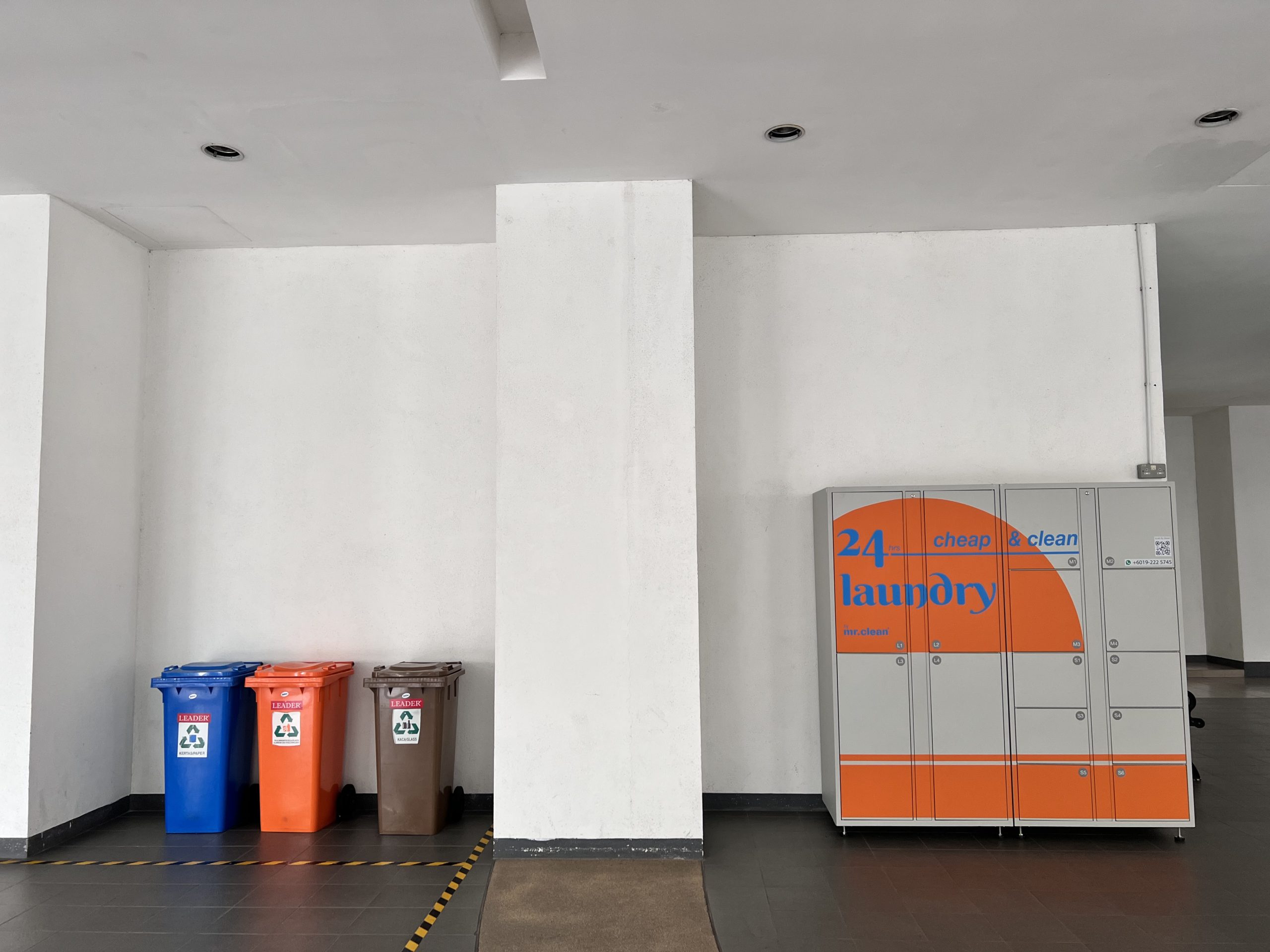 laundry locker at Le Yuan residence laundry locker at Le Yuan residence